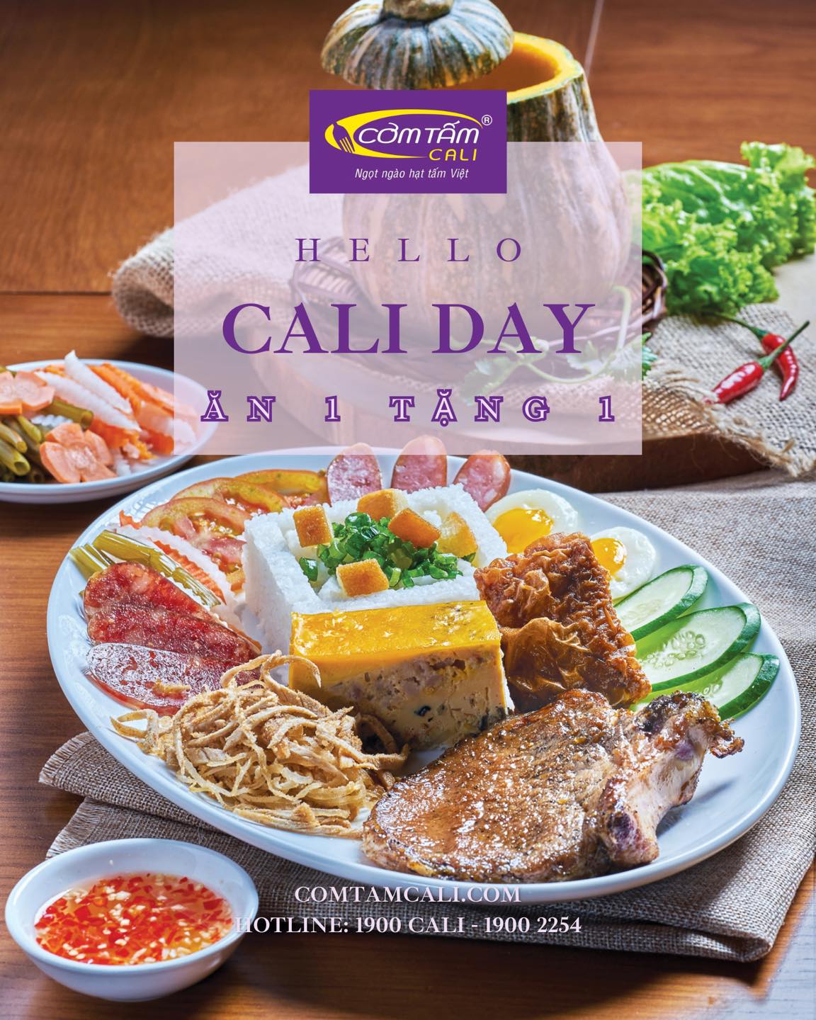 CHÀO THỨ BA, CHÀO CALI DAY VỚI THẬT NHIỀU ƯU ĐÃI